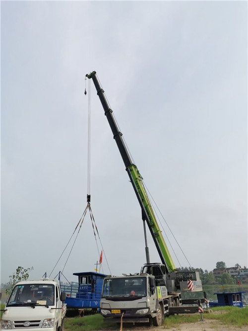 安塞区桥梁建设吊装案例